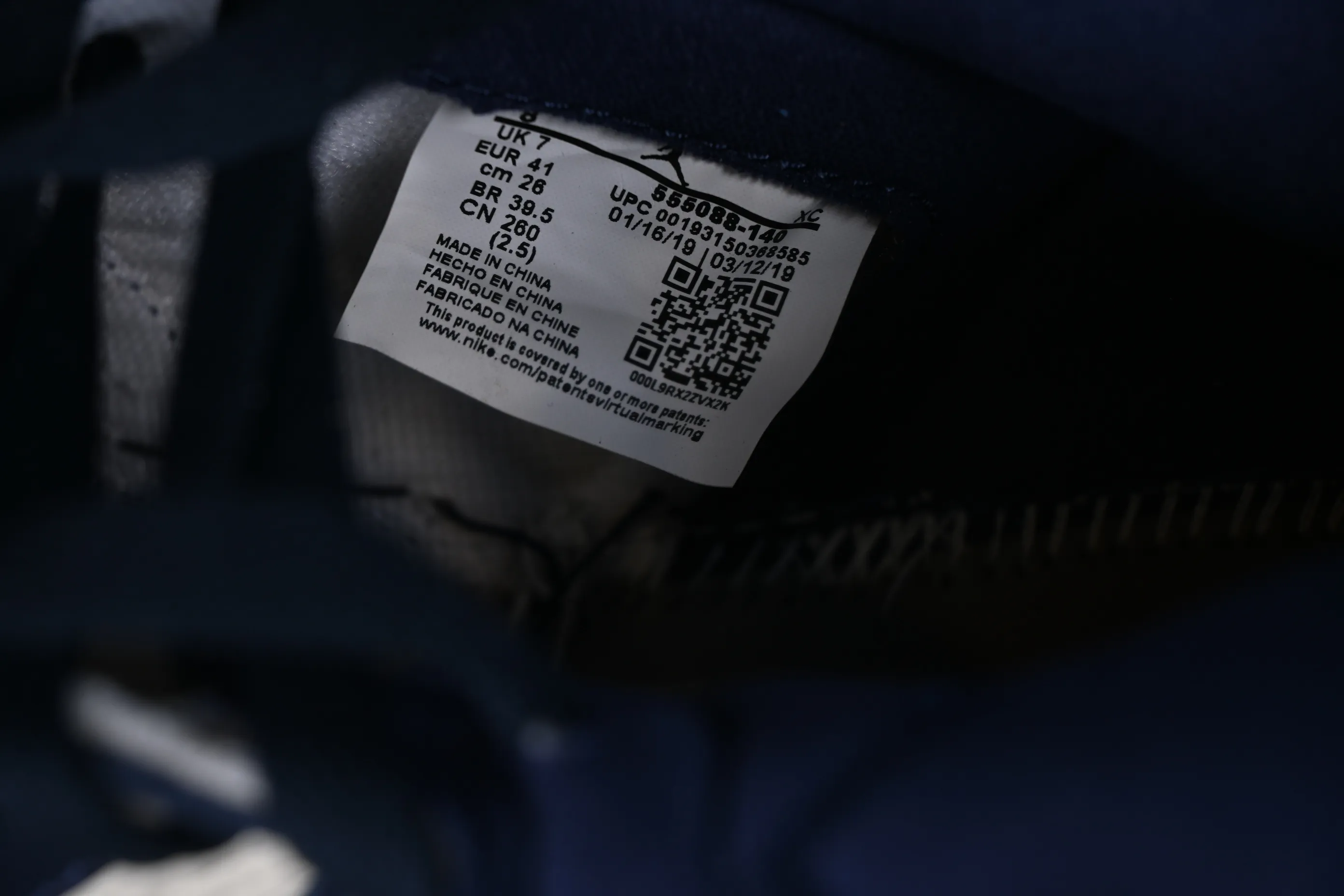 All categories Air Jordan Jordan series basketball shoes Air Jordan 1 High LW version Air Jordan 1 AJ1 Joe 1 Obsidian North Carolina Blue Black Blue Toe 555088-140